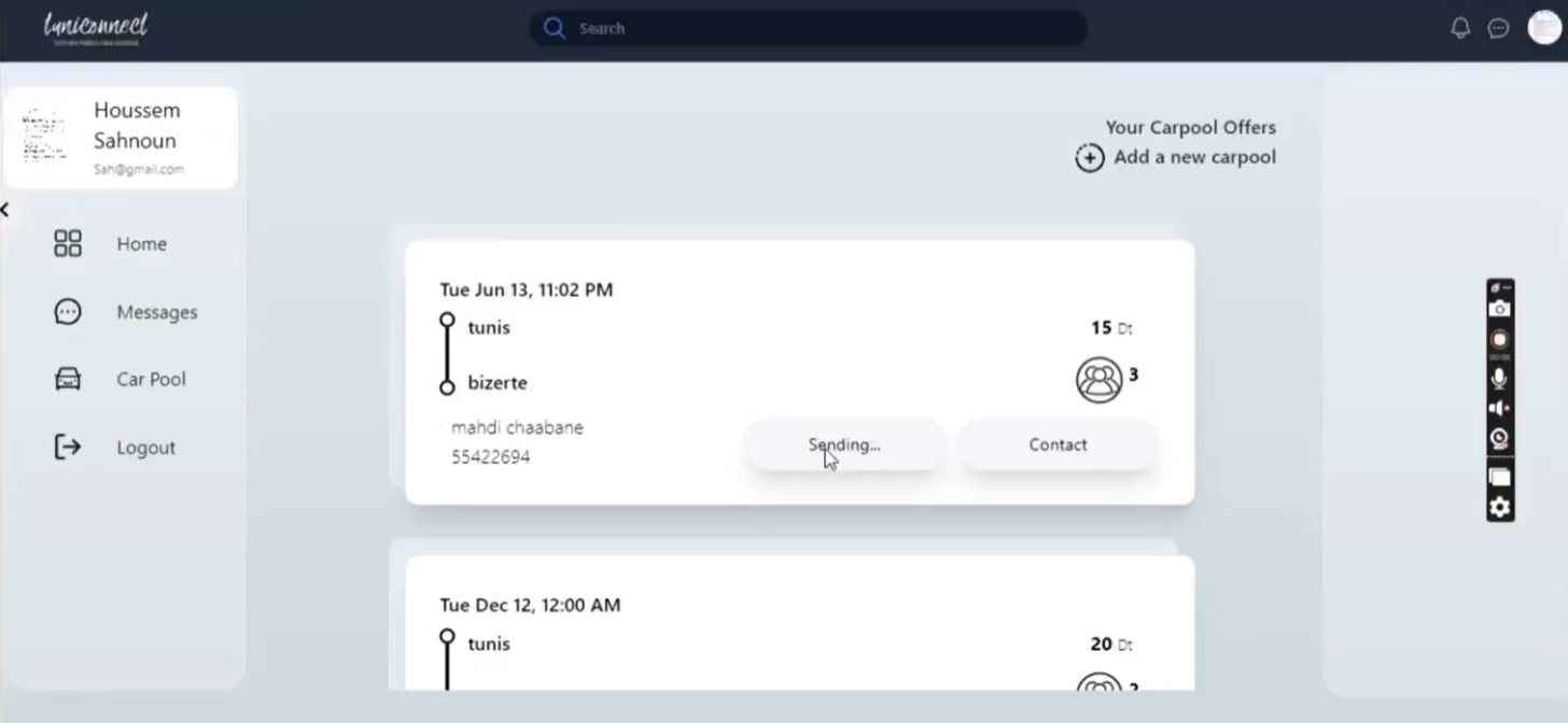 Preview of the Tuniconnect project